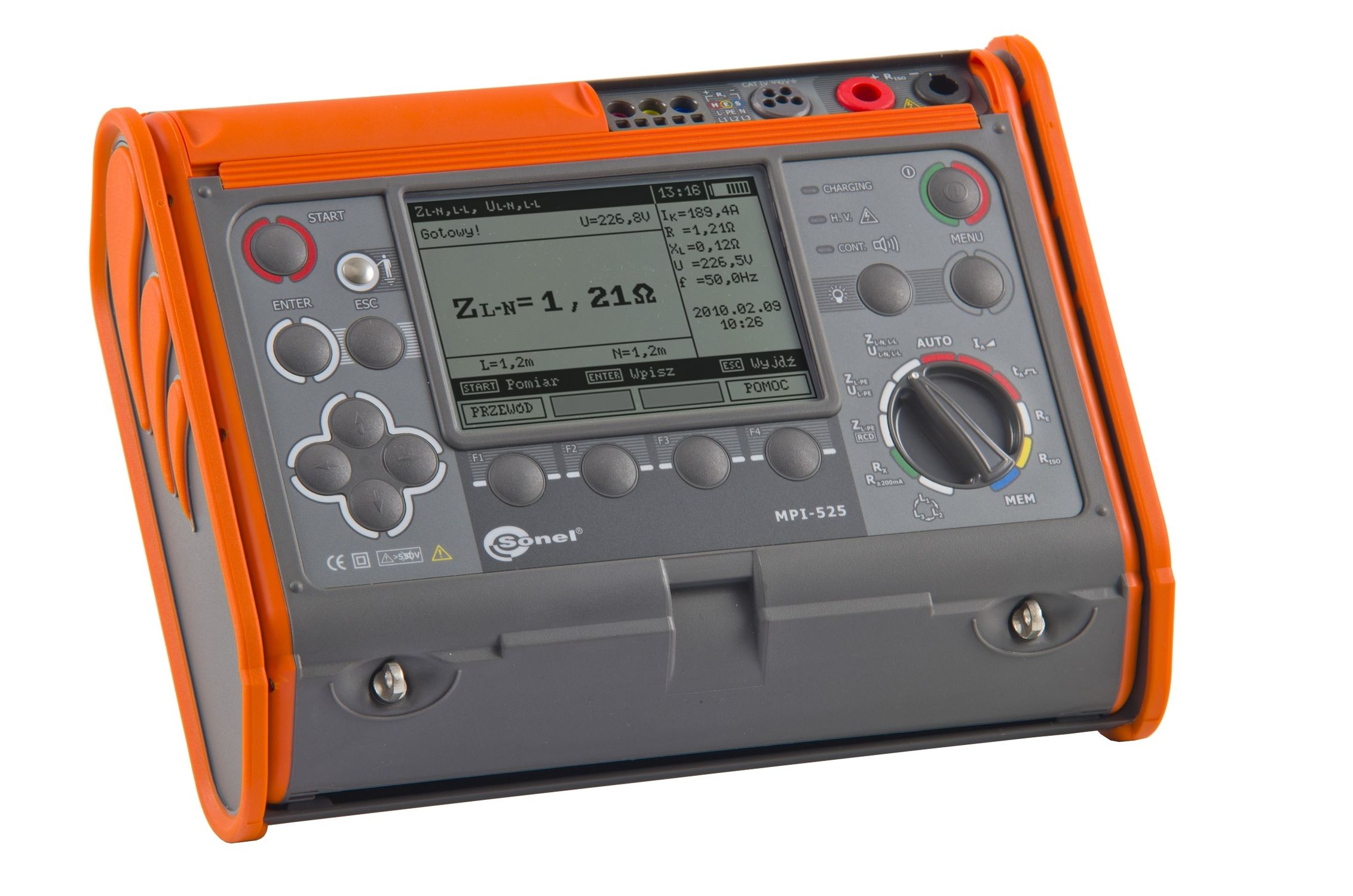 Sonel MPI-525 Измеритель параметров безопасности электроустановок 